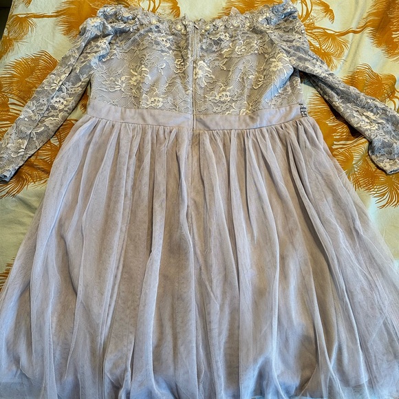 Lace and tule dress size 18 - Picture 3 of 6